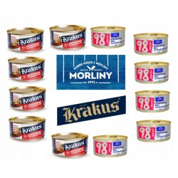 Skonių Konservų Rinkinys (Morlina ir Krakus) - 12 vnt.