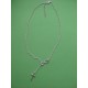 Pendant cross with infinity